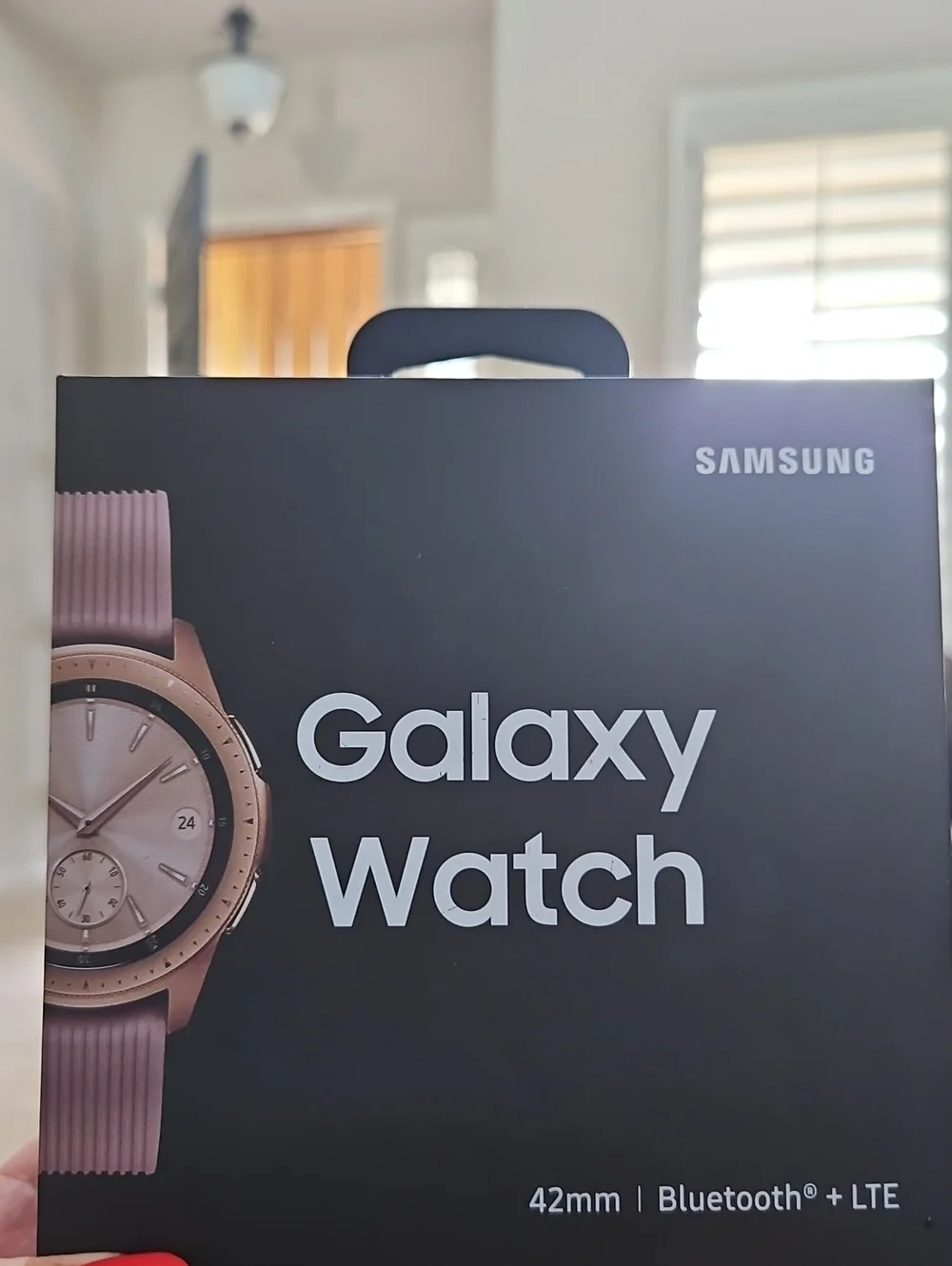 Includes:3 Bands! Samsung Galaxy Watch in Rose Gold with Charger